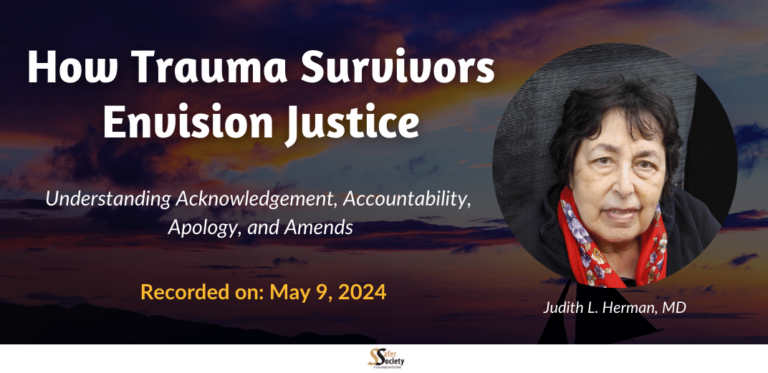 How Trauma Survivors Envision Justice