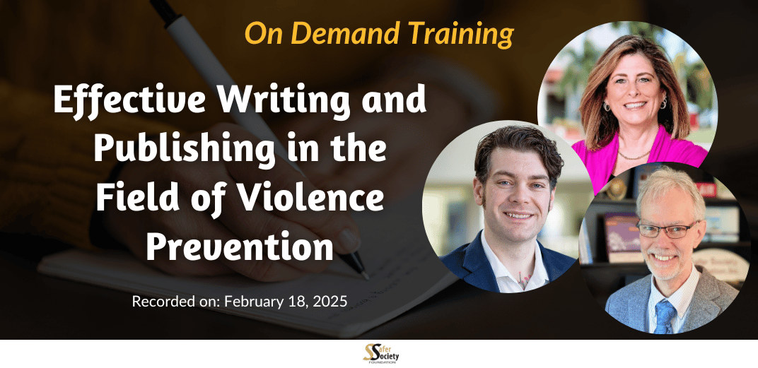 Effective Writing and Publishing in the Field of Violence Prevention Feature Image