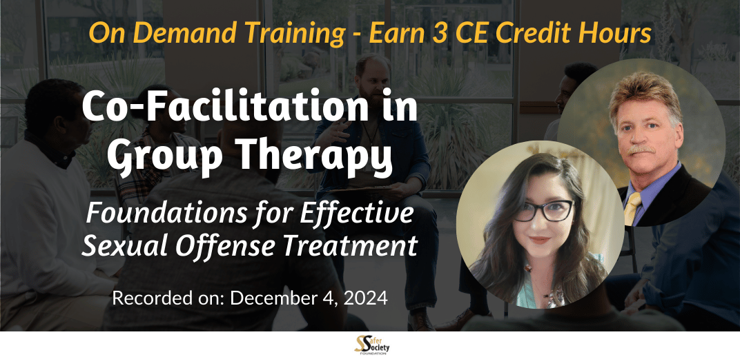 Co-Facilitation in Group Therapy: Foundations for Effective Sexual Offense Treatment Feature Image