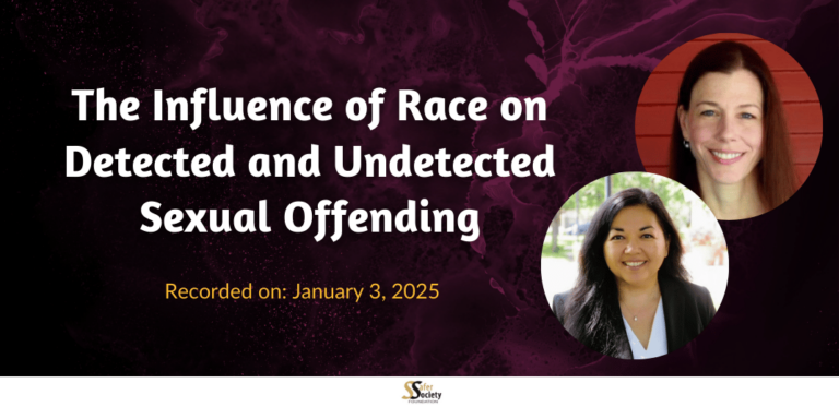 The Influence of Race on Detected and Undetected Sexual Offending