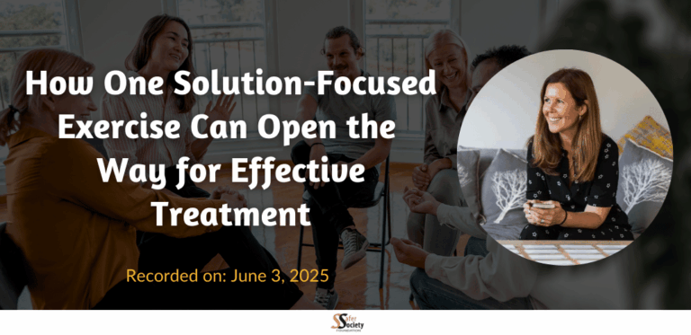 How One Solution-Focused Exercise Can Open the Way for Effective Treatment