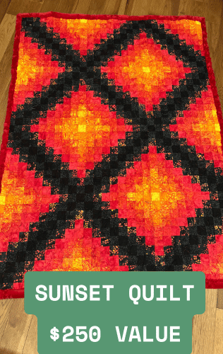 Sunset Quilt - $250 Value