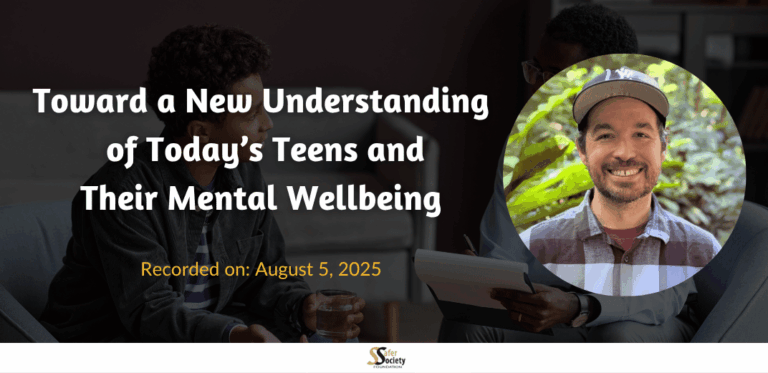 Toward a New Understanding of Today’s Teens and Their Mental Wellbeing
