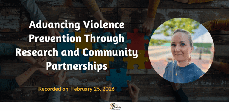 Advancing Violence Prevention Through Research and Community Partnerships