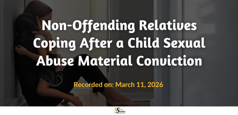 Non-Offending Relatives Coping After a Child Sexual Abuse Material Conviction