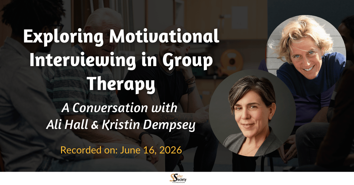 Exploring Motivational Interviewing in Group Therapy: A Conversation with Ali Hall & Kristin Dempsey